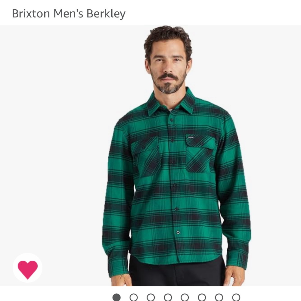 Brixton Berkley Flannel EUC